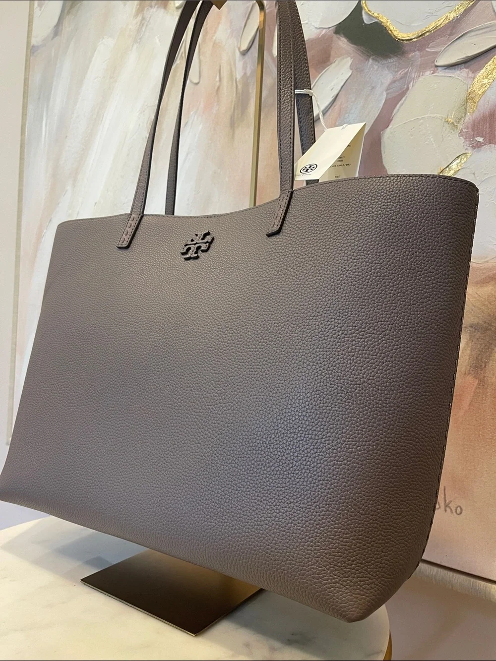 NWT Tory Burch McGraw Leather Tote